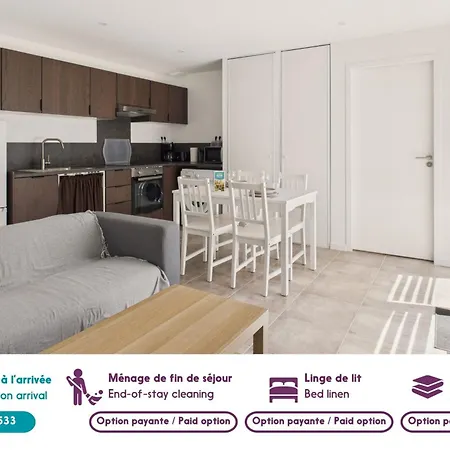 Pour 2 A St-jean-de-mont Avec Jardin Apartmán *