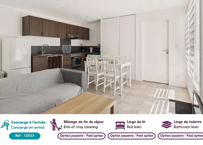 Pour 2 A St-jean-de-mont Avec Jardin Apartman *